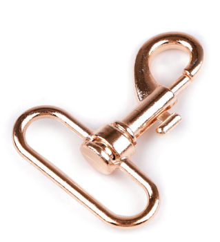 Karabiner Gold klassisch - 38 mm